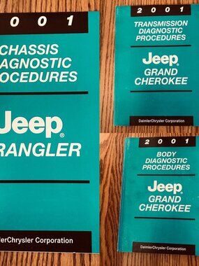 2001 Jeep Grand Cherokee & Jeep Wrangler OEM Diagnostic Procedures Repair Manual